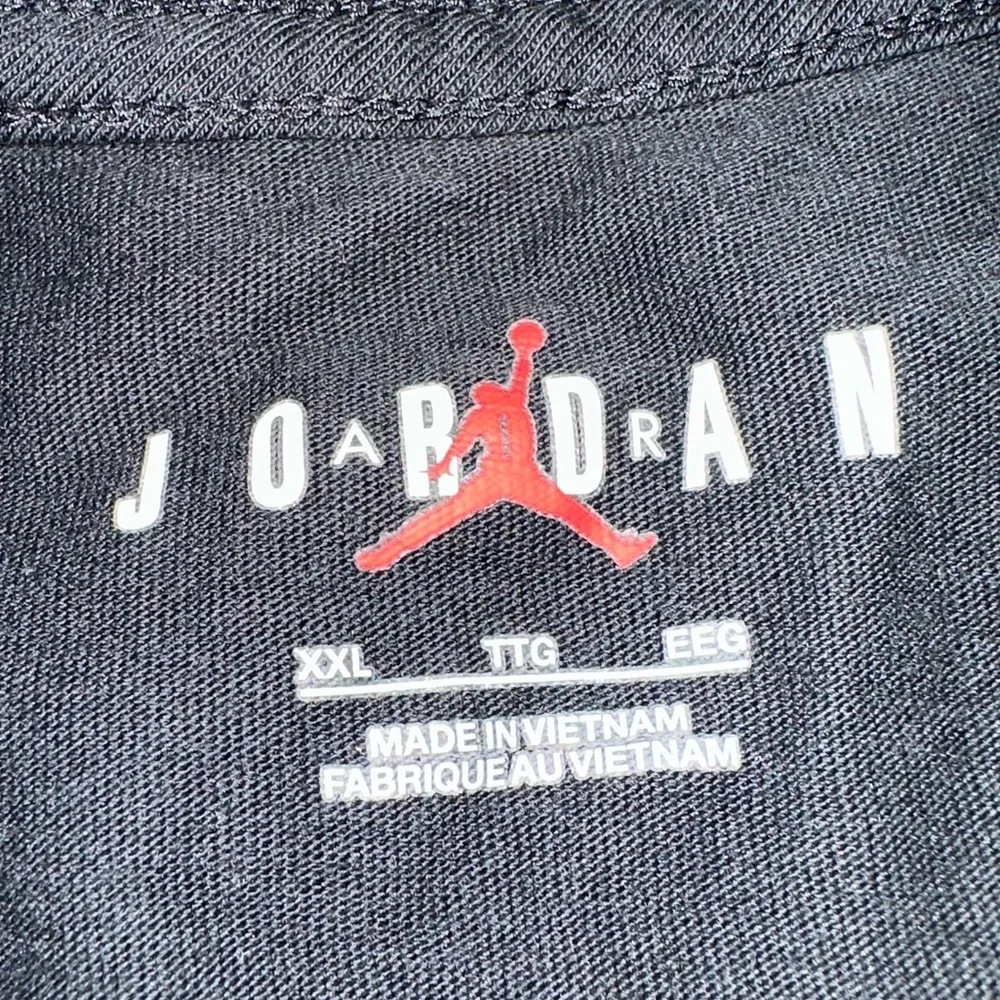Jordan Nike Black and Red Logo T-Shirt